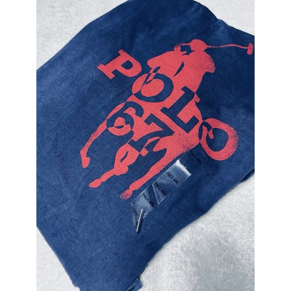 Ralph Lauren Other - POLO RALPH LAUREN T-Shirt Men's Size 4XLT SS Big Red Pony Stamp Logo Navy NWOT
